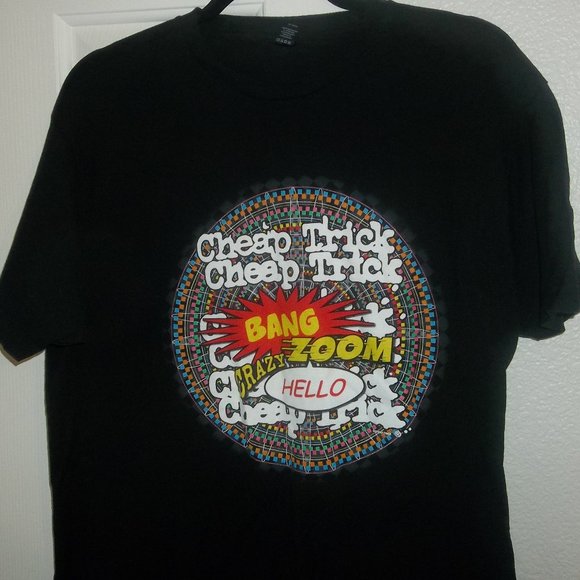 Very Rare Cheap Trick Bang Zoom Crazy Hello Shirt